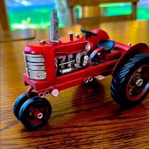 Classic Red Toy Tractor
